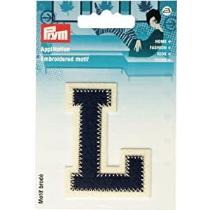 Prym 924511 applicatie letter L blauw/ecru