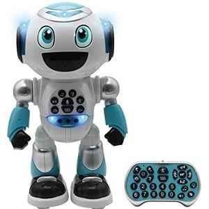LEXIBOOK Powerman Advance-afstandsbediening, robot, interactief speelgoed voor kinderen, wandelen, dansen, muziek spelen, verhalen, educatieve wedstrijden, programmeerbare stem
