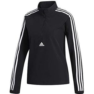 Adidas Wvn 3S 1/2 Zip Sweatshirt, dames, zwart/wit, 2XS