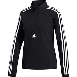 Adidas Wvn 3S 1/2 Zip Sweatshirt, dames, zwart/wit, XS