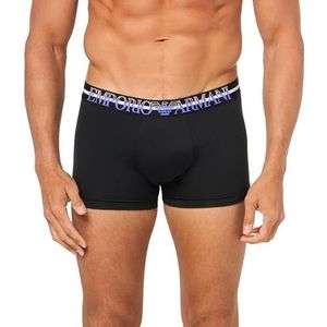 Emporio Armani Heren Essential Microfiber Trunk, Zwart, L, Zwart, L