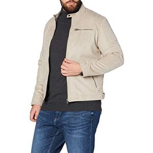 JACK & JONES heren Kunstleren Jjerocky Jacket Noos, String, XXL