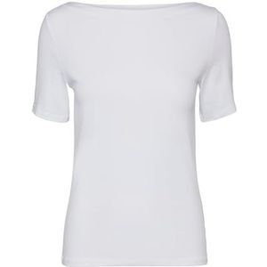 VERO MODA dames shirt panda, wit (bright white), XXL