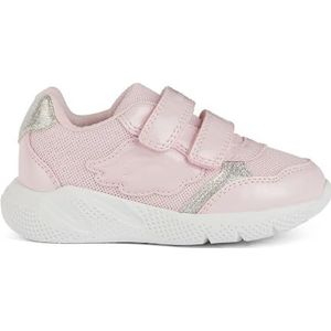 Geox B Sprintye Girl C Sneakers voor meisjes, roze, 21 EU