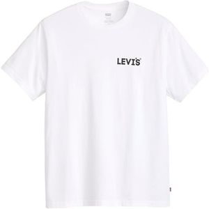 Levi's - Headline Logo 2 - T-shirt - Wit - 1 stuk
