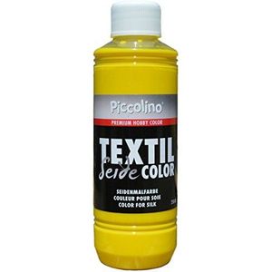 Zijdeverf Citroengeel 250ml - Zijdekleur Piccolino Textiel Color - Textielverf zijde