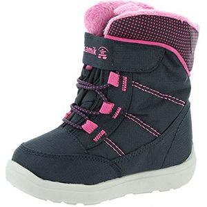 Kamik Stance winterlaarzen voor kinderen, uniseks, Navy Magenta Nam, 28 EU