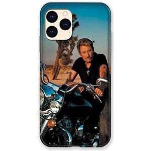 Hoesje voor iPhone 12 Mini Johnny Hallyday Moto