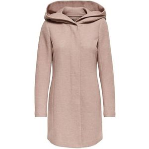 ONLY Onledona Light Coat Otw Noos mantel dames, bruin (Mocha Mousse Detail: Melange), M