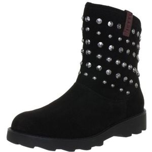 JETTE Winterdream Booty 63/22/12492 dames fashion halfhoge laarzen & enkellaarzen, zwart zwart 900, 39 EU