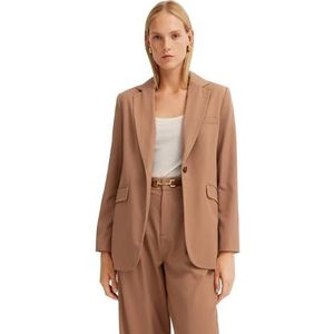 bugatti Damesblazer, chique look, hoge perfecte pasvorm, 50-beige, 46