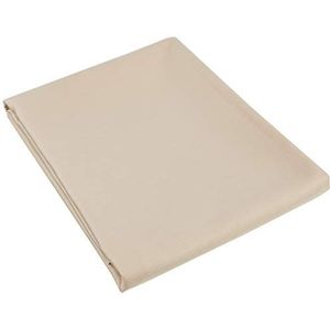 Heckett Lane Uni Satin Pillow Case, 100% Cotton Satin, Cuban Sand, 80 x 80 Cm, 1.0 Pieces