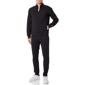 Champion Legacy Sweatsuits-Poly-Cotton Interlock Full Zip Sportpak voor heren, Nero, XXL