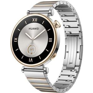 HUAWEI Watch GT 4 41mm Smartwatch, 7 dagen maximale gebruiksduur batterij, Compatibel met Android- en iOS-apparaten, Gezondheidsmanagement, SPo2, Mode Smartwatch, Nederlandse versie, Silver
