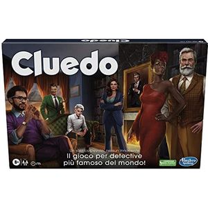 Hasbro Gaming Cluedo Classico Refresh, blikjes, geheime spellen, onderzoeksspellen voor kinderen en volwassenen