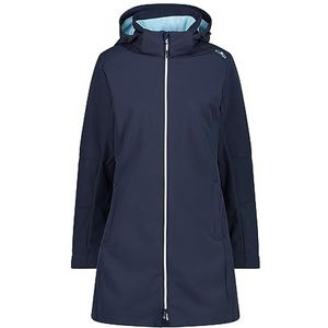 CMP - Dames softshell parka met afneembare capuchon, B.Blue-Anice, 44