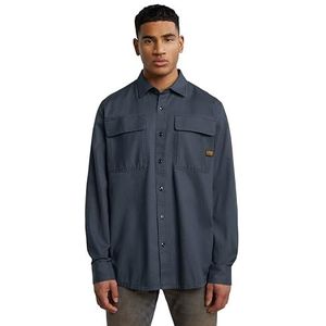 CPO Regular Shirt, blauw (India Ink D23583-d913-h392), M