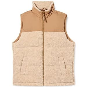 Jack & Jones Jorchili Teddy Bodywarmer voor heren, Oatmeal, XL