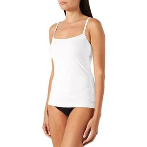 Skiny Dames Advantage Micro Spaghettishirt 2-pack onderhemd, wit (White 0500), (fabrieksmaat: 44), wit, 44