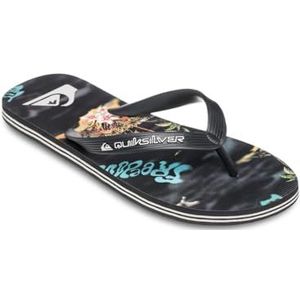Quiksilver Molokai Art 25 herensandalen, zwart naturel, 43 EU, Black Naturama, 43 EU