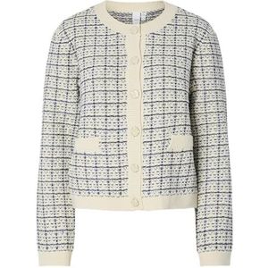 Yas - Livia - Gebreid Vest - Ronde Hals - Lange Mouwen - Knoopsluiting