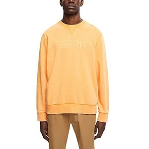 ESPRIT Sweatshirt met logo-print, gouden oranje, XXL