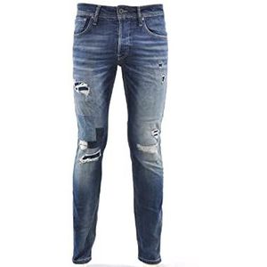 Jack & Jones Glenn Original JJ 033 Slim Fit blauwe denim jeans, Blauwe Denim, 30W / 32L