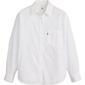 Levi's - Harlie New BF - Blouse - Bright White - Lange Mouwen - Knoopsluiting