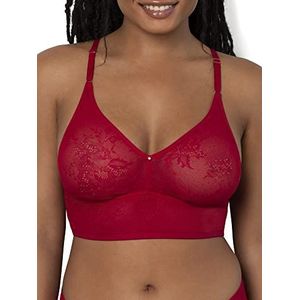 Smart & Sexy Bralette BH, No No Red (Gladde kant), Large