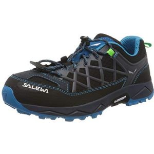 Salewa Unisex-Kind JR Wildfire trekking- en wandelschoenen, Ombre Blue/Fluo Green, 32 EU