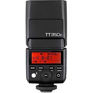 GODOX Flash-apparaat TT350P systeemflitser voor Pentax camera's, zwart