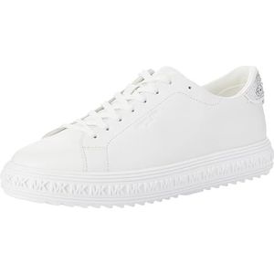 Michael Kors Grove Lace UP, damessneaker, Optic White, 43,5 EU, Optiek Wit, 43.5 EU