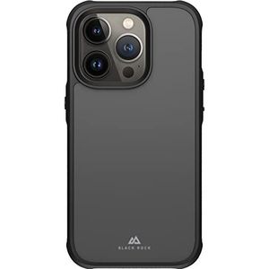 Black Rock - Hoes robuuste case geschikt voor Apple iPhone 14 Pro I, telefoonhoes camerabescherming, schokbestendig, krasbestendig, hardcase, mat, slank (zwart)