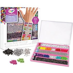 Crayola - Creations, Set Letters en Kralen, Creatieve Activiteit en Cadeau voor Meisjes, vanaf 8 jaar, 04-4666