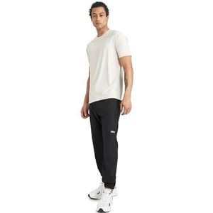DeFacto Joggingbroek voor heren, lange sportbroek voor heren, comfortabele vrijetijdsbroek voor veelzijdig gebruik, stijlvolle joggingbroek voor heren met hoge, zwart, XL