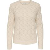 Jacqueline de Yong - Jdyamanda Life O-neck - Trui - Whitecap Gray - Dames