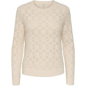 Jacqueline de Yong - Jdyamanda Life O-neck - Trui - Whitecap Gray - Dames