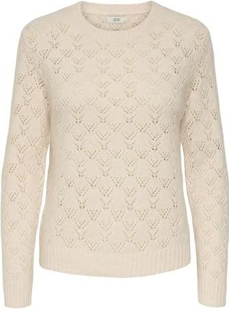 Jacqueline de Yong - Jdyamanda Life O-neck - Trui - Whitecap Gray - Dames