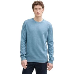 TOM TAILOR heren trui, 34138 - Blue Water Melange, XXL