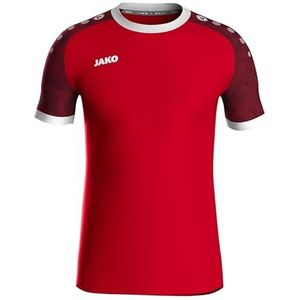 Jako - Iconic Shirt Korte Mouw - Sportrood - Heren