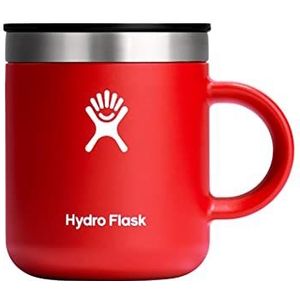 HYDRO FLASK - Roestvrij Stalen Thermo Mok van 117 ml - Vacuümgeïsoleerde Reisbeker met Handgreep en Druk Deksel - Koffie Mug voor Warme en Koude Dranken - BPA-Vrij - Dubbelwandige Beker - Goji