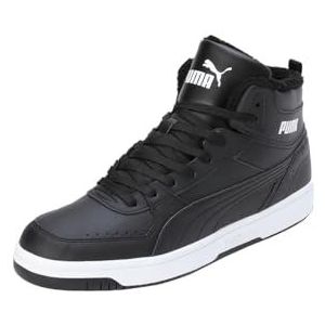 PUMA Unisex Rebound Joy Fur Sneakers, Puma zwart puma wit., 45 EU