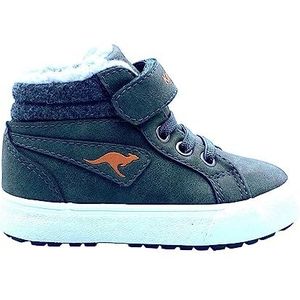 KangaROOS KaVu III uniseks-kind Lage sneakers, Steel Grey Flame, 25 EU