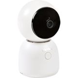 Béaba, extra babyvideocamera, 360° camera, nachtzicht, mobiele app, walkietalkie, slaapliedjes, thermometer en vochtigheidsregeling, meervoudige bewaking, zennachtlampje, wit
