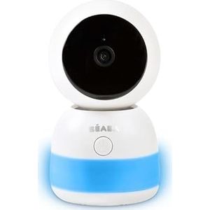 BÉABA, Extra babycamera, 360° camera, nachtzicht, mobiele app, walkietalkie, slaapliedjes, thermometer en vochtigheidsregeling, meervoudige bewaking, Zen Night Light wit