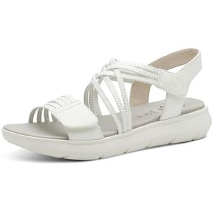 Jana - Coshy - Damessandalen - Wit-zilver - Veganistisch