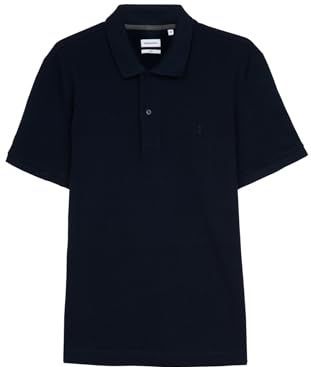 Seidensticker Heren slim fit poloshirt korte mouwen polo shirt, donkerblauw, M, donkerblauw, M