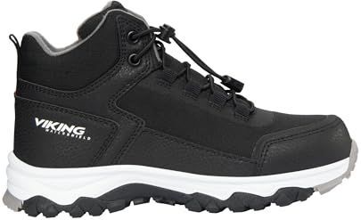 Viking Akkarvik Mid Warm WP SL - Sportschoenen - Zwart Graniet