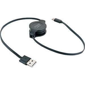 Schwaiger LKR090L 533 Lightning-kabel voor Smartphone / MP3-speler, 0,9 m, zwart