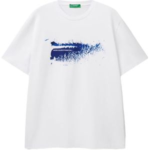 United Colors of Benetton T-shirt, Wit, XXL